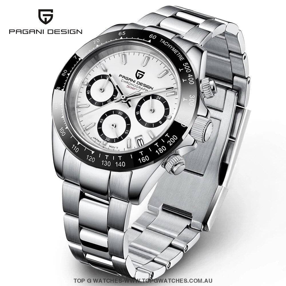 2023 PAGANI DESIGN 顶级商务奢华计时码表日本VK63 手表– Top G Watches