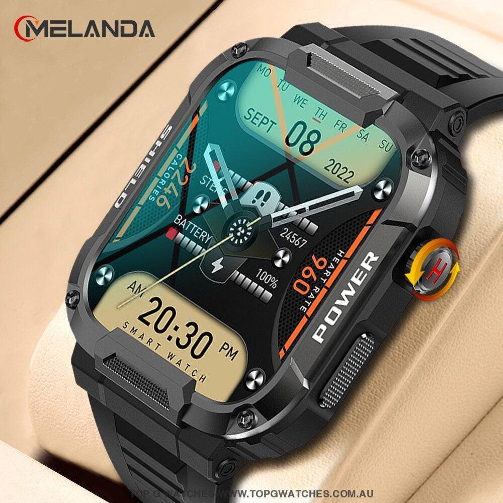 Outdoor Military Tough Bluetooth Android Waterproof Health Fitness Pro Top G Watches