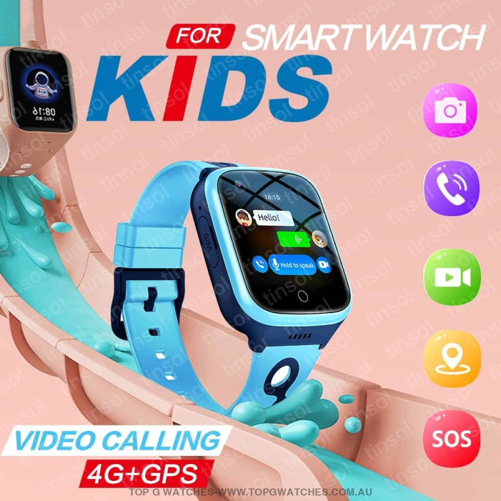 Safeguard Kids Pro Video Call Phone GPS Monitor Child Sports Digital T Top G Watches