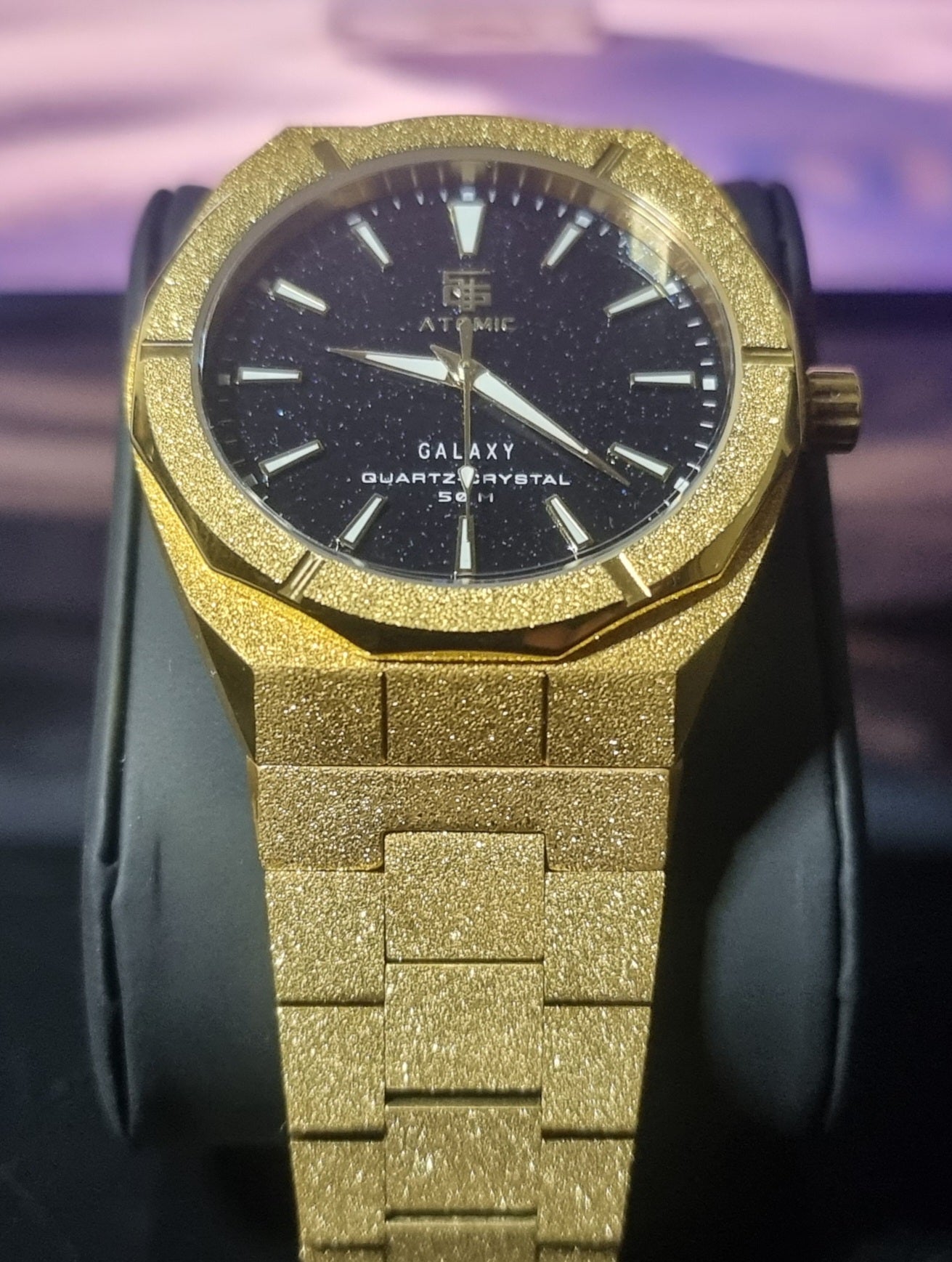 Atomic Galaxy Frosted Steel Luxury Watch Limited-Edition ™ (Australian Owned)