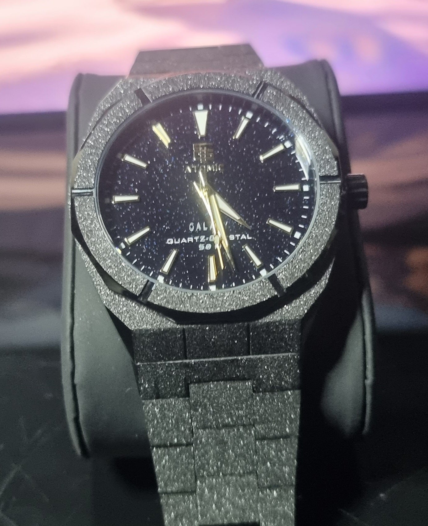 Atomic Galaxy Frosted Steel Luxury Watch Limited-Edition ™ (Australian Owned)