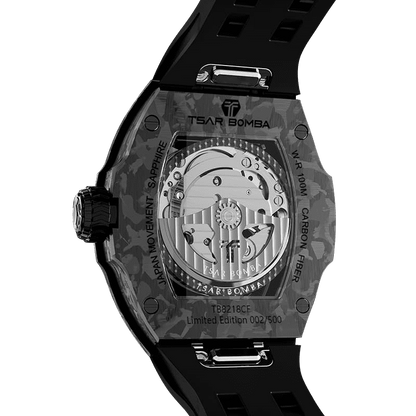 Official Tsar Bomba Atomic-Interchangeable Automatic Carbon Fibre Watch - TB8218