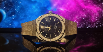 Atomic Galaxy Frosted Steel Luxury Watch Limited-Edition ™ (Australian Owned)