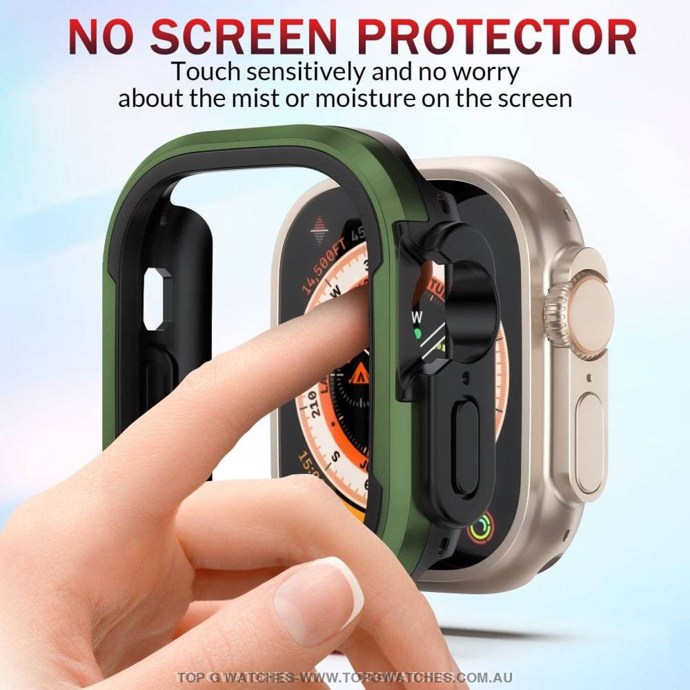 Apple Watch Aluminum Protective Watchcase Cover for Apple I-Watch Ultra Series 8 7 6 SE 5 - Top G Watches