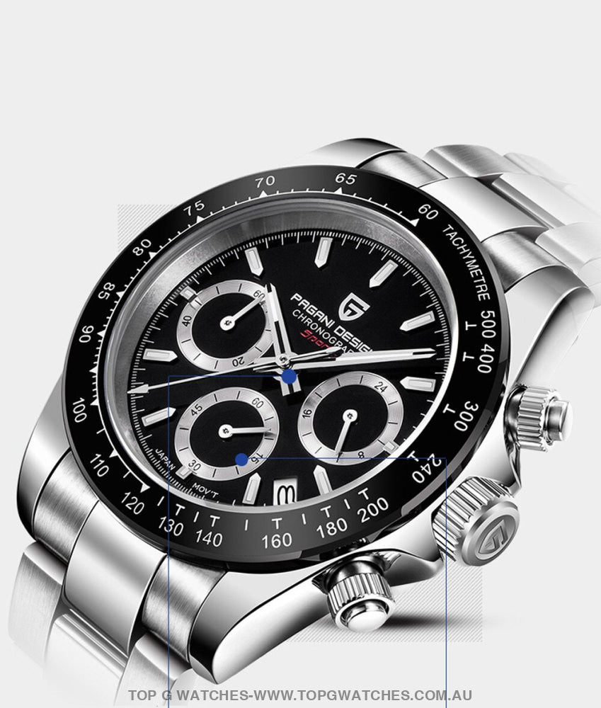 2023 Pagani Design Top Business Luxury Chronograph Japan Vk63 Watch Mens Watches