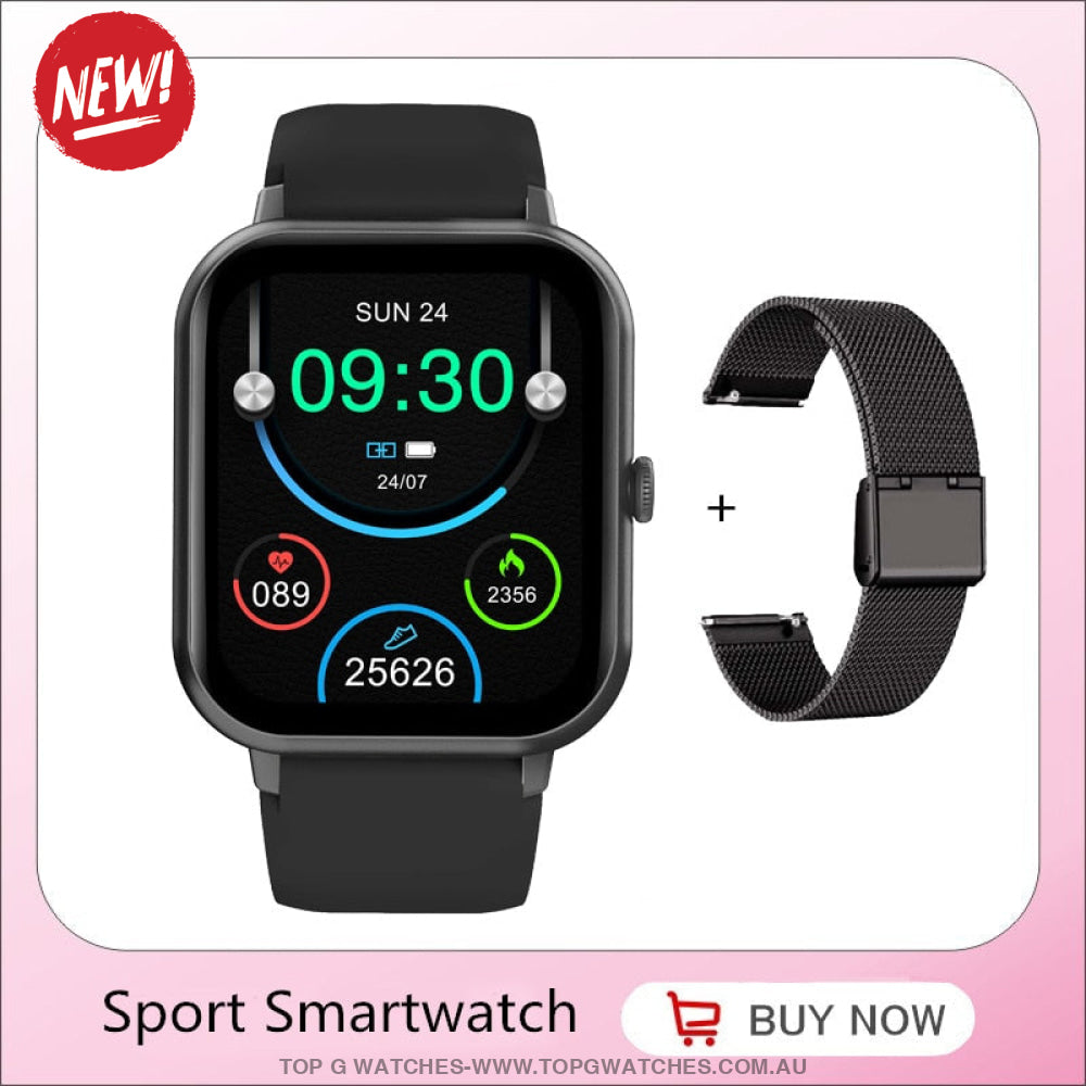 2023 Beautiful Fashion Sports Ivanony Smart 1.83 Led Display Bluetooth Answer Call Voice Assistant