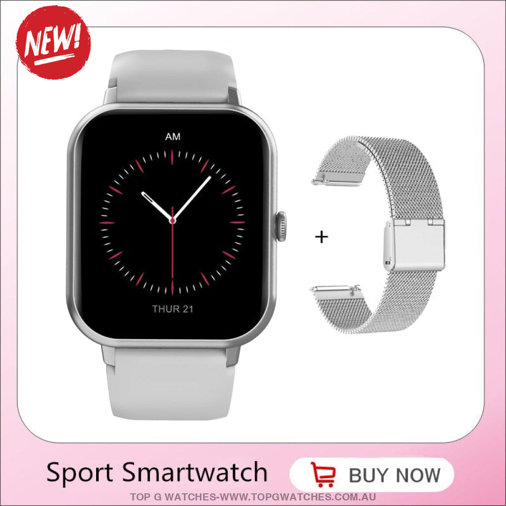 2023 Beautiful Fashion Sports Ivanony Smart 1.83 Led Display Bluetooth Answer Call Voice Assistant