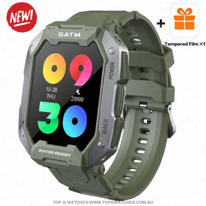 Full Touch Digital Sports Health Blood Pressure Oxygen Fitness Waterproof Smart Watch - Top G Watches