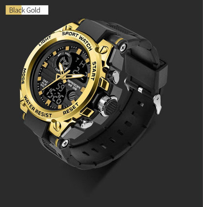 G-Style Shock SANDA Sports Military Dual Shockproof Waterproof Digital Wristwatch - Top G Watches