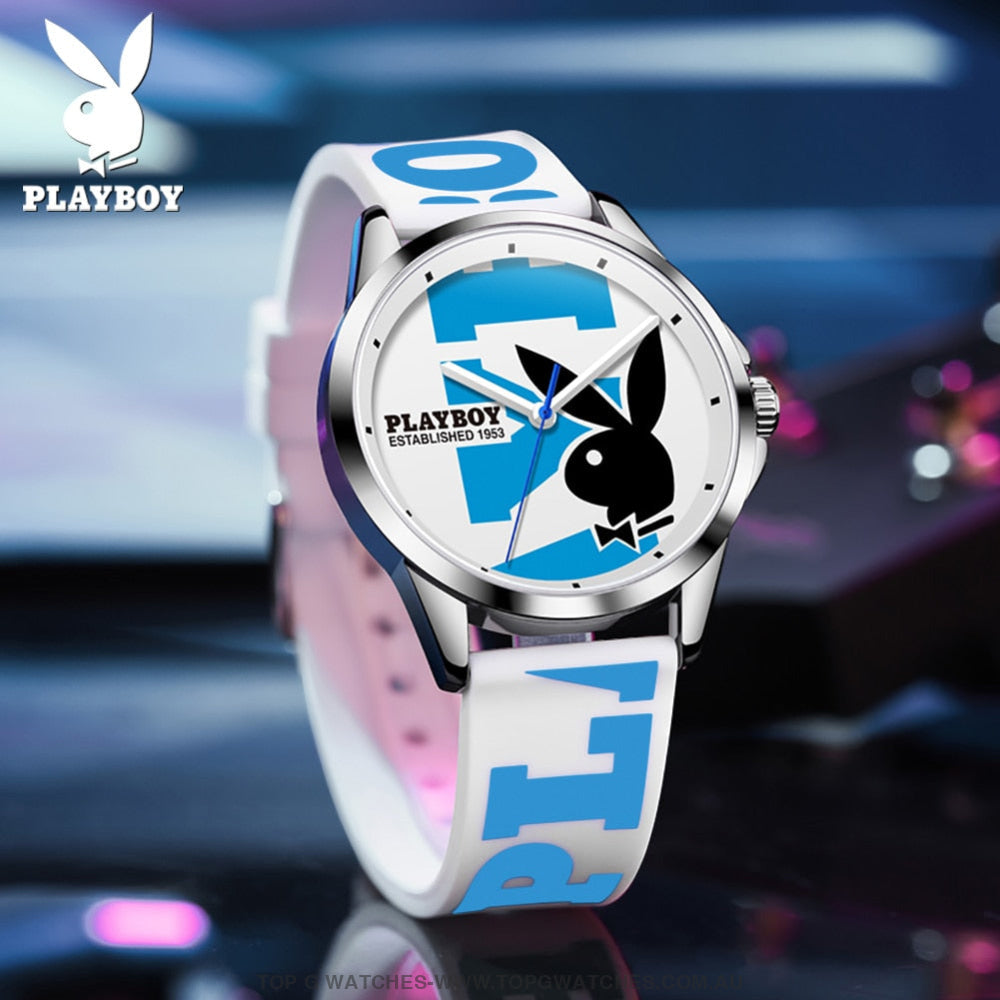 2023 New PLAYBOY Fashion Casual Quartz Waterproof Sports Watch - Top G Watches