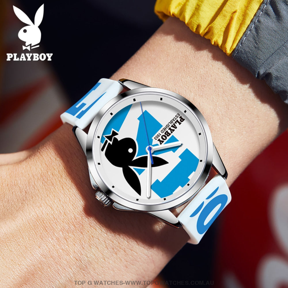 2023 New PLAYBOY Fashion Casual Quartz Waterproof Sports Watch - Top G Watches