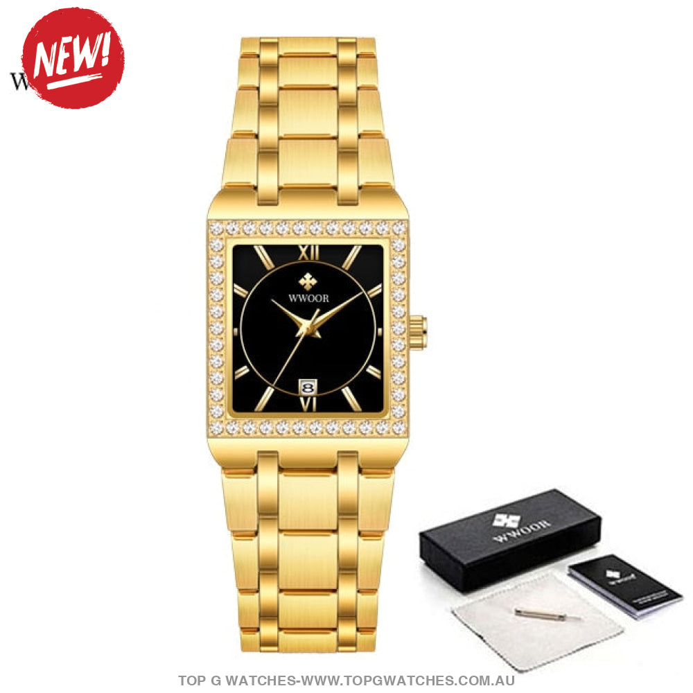 Classy Brand New Fashion Ladies Diamond Luxury Women's Dress Watch - Top G Watches