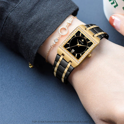 Classy Brand New Fashion Ladies Diamond Luxury Women's Dress Watch - Top G Watches