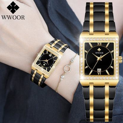 Classy Brand New Fashion Ladies Diamond Luxury Women's Dress Watch - Top G Watches