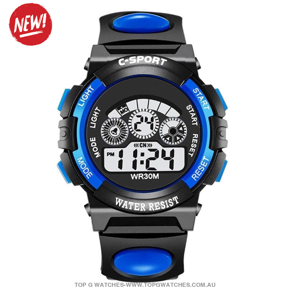 Cool Luminous Digital Electronic Sports Display Fitness Kid's Wristwatch - Top G Watches