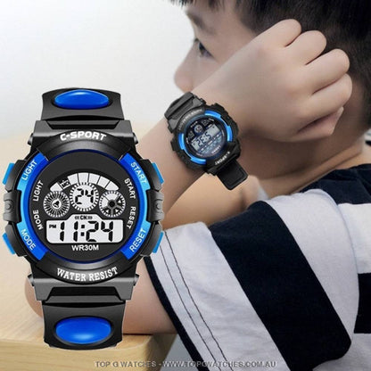 Cool Luminous Digital Electronic Sports Display Fitness Kid's Wristwatch - Top G Watches