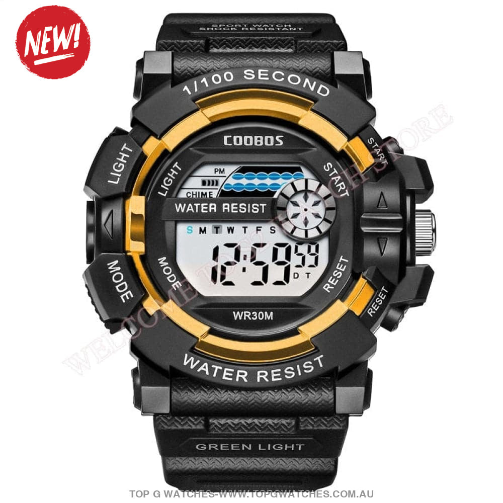 Custom Sports Luminated Military LED Waterproof Digital Watch - Top G Watches