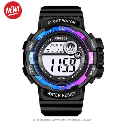 Custom Sports Luminated Military LED Waterproof Digital Watch - Top G Watches