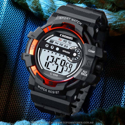 Custom Sports Luminated Military LED Waterproof Digital Watch - Top G Watches