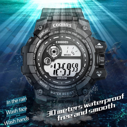 Custom Sports Luminated Military LED Waterproof Digital Watch - Top G Watches