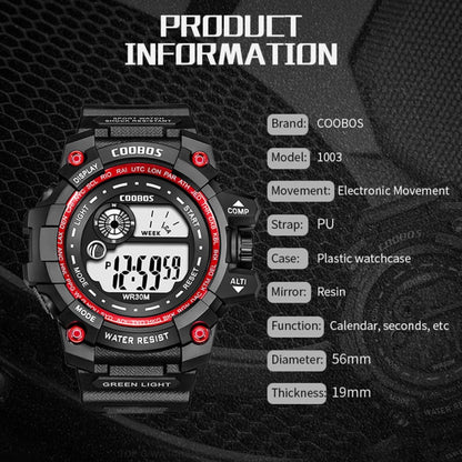 Custom Sports Luminated Military LED Waterproof Digital Watch - Top G Watches