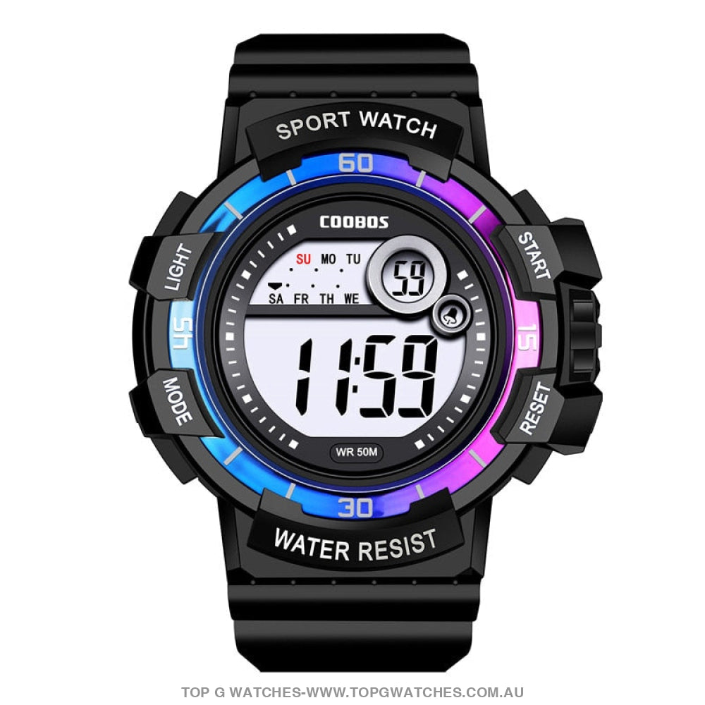 Custom Sports Luminated Military LED Waterproof Digital Watch - Top G Watches