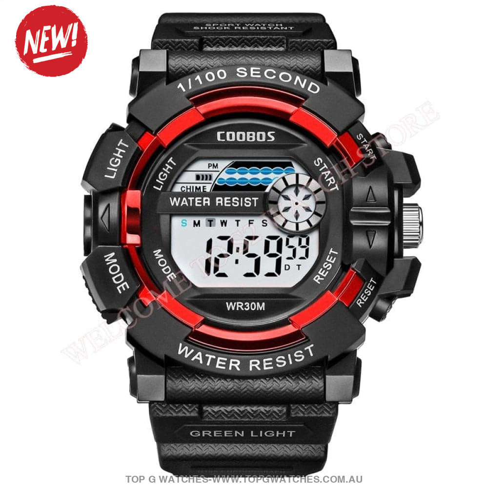 Custom Sports Luminated Military LED Waterproof Digital Watch - Top G Watches