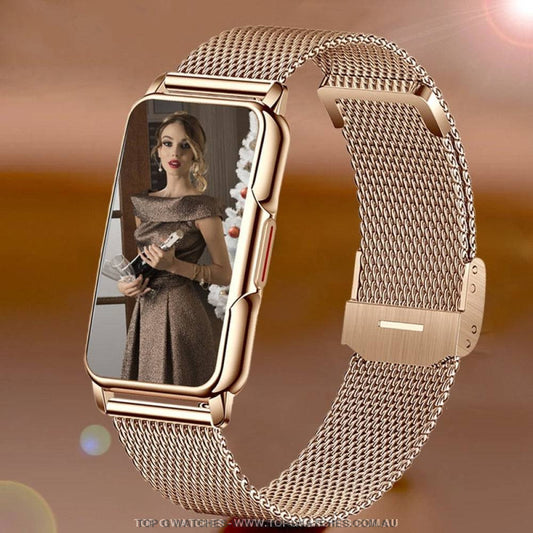 Elegant Light Smart Digital Full Touch Fitness Health Tracker Waterproof Smartwatch - Top G Watches