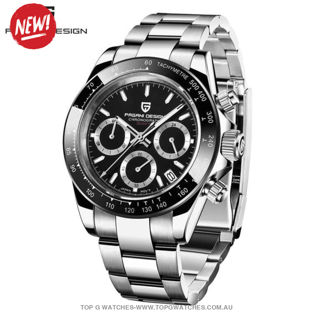 New Top Luxury New Quartz Sapphire Luxury Chronograph Men's Watch - Top G Watches