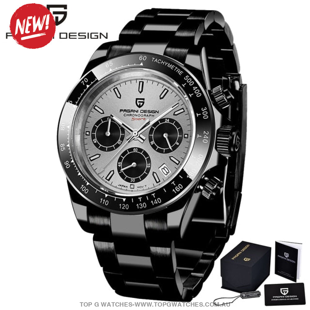 New Top Luxury New Quartz Sapphire Luxury Chronograph Men's Watch - Top G Watches