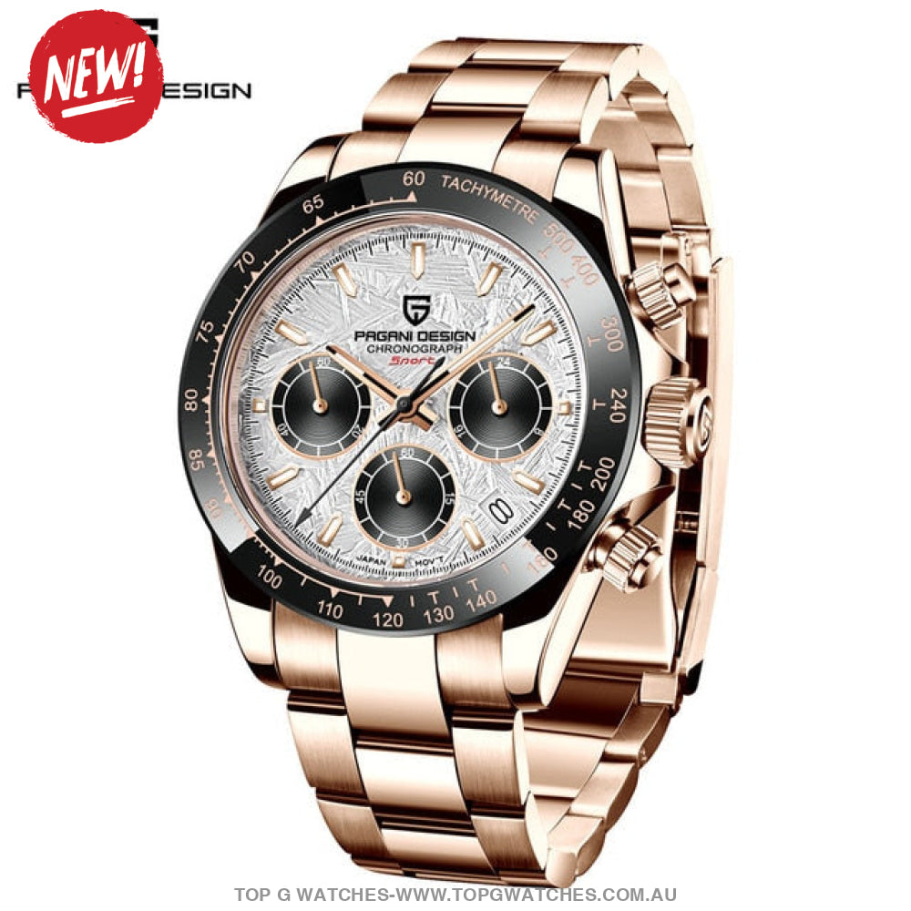 New Top Luxury New Quartz Sapphire Luxury Chronograph Men's Watch - Top G Watches