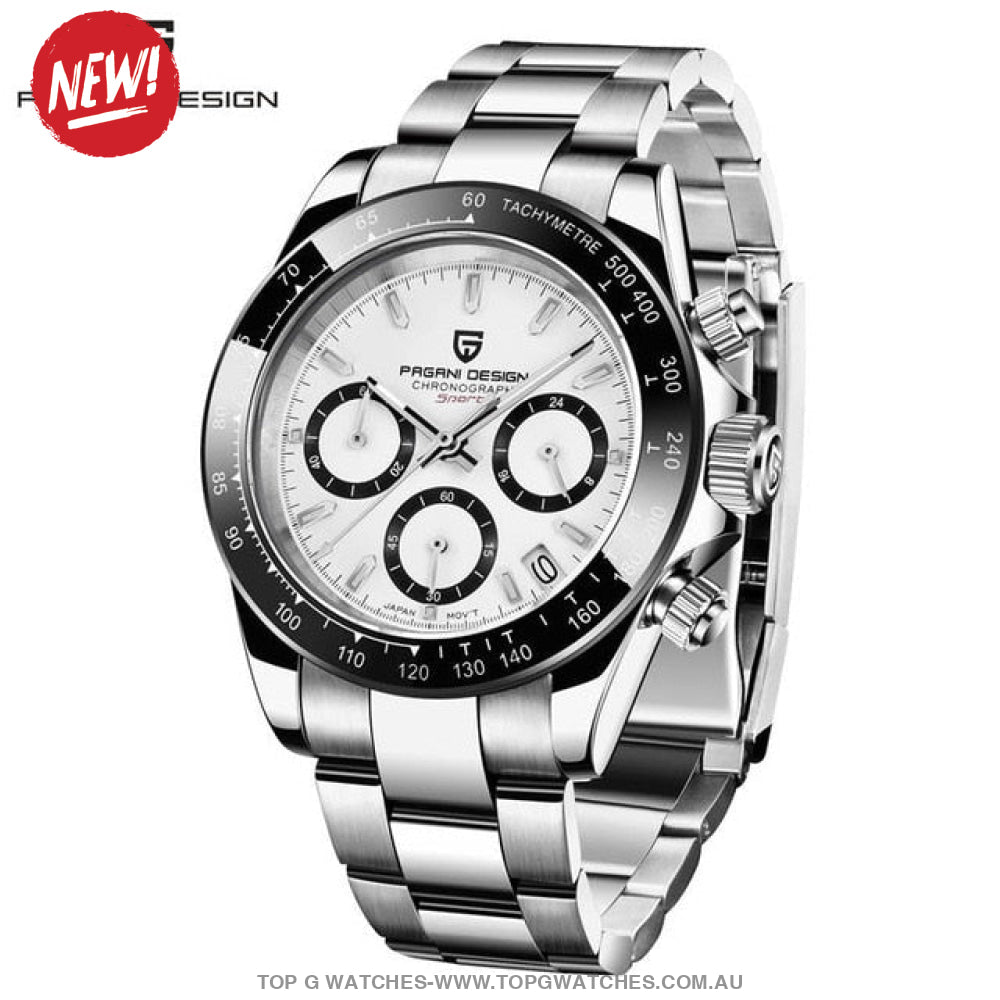 New Top Luxury New Quartz Sapphire Luxury Chronograph Men's Watch - Top G Watches