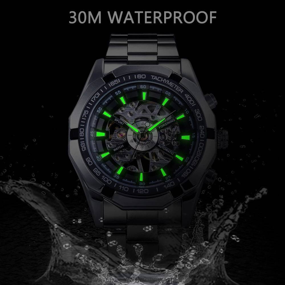 Automatic Mechanical Luxury Forsining Waterproof Self-Wind No Battery Watch - Top G Watches