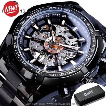 Automatic Mechanical Luxury Forsining Waterproof Self-Wind No Battery Watch - Top G Watches