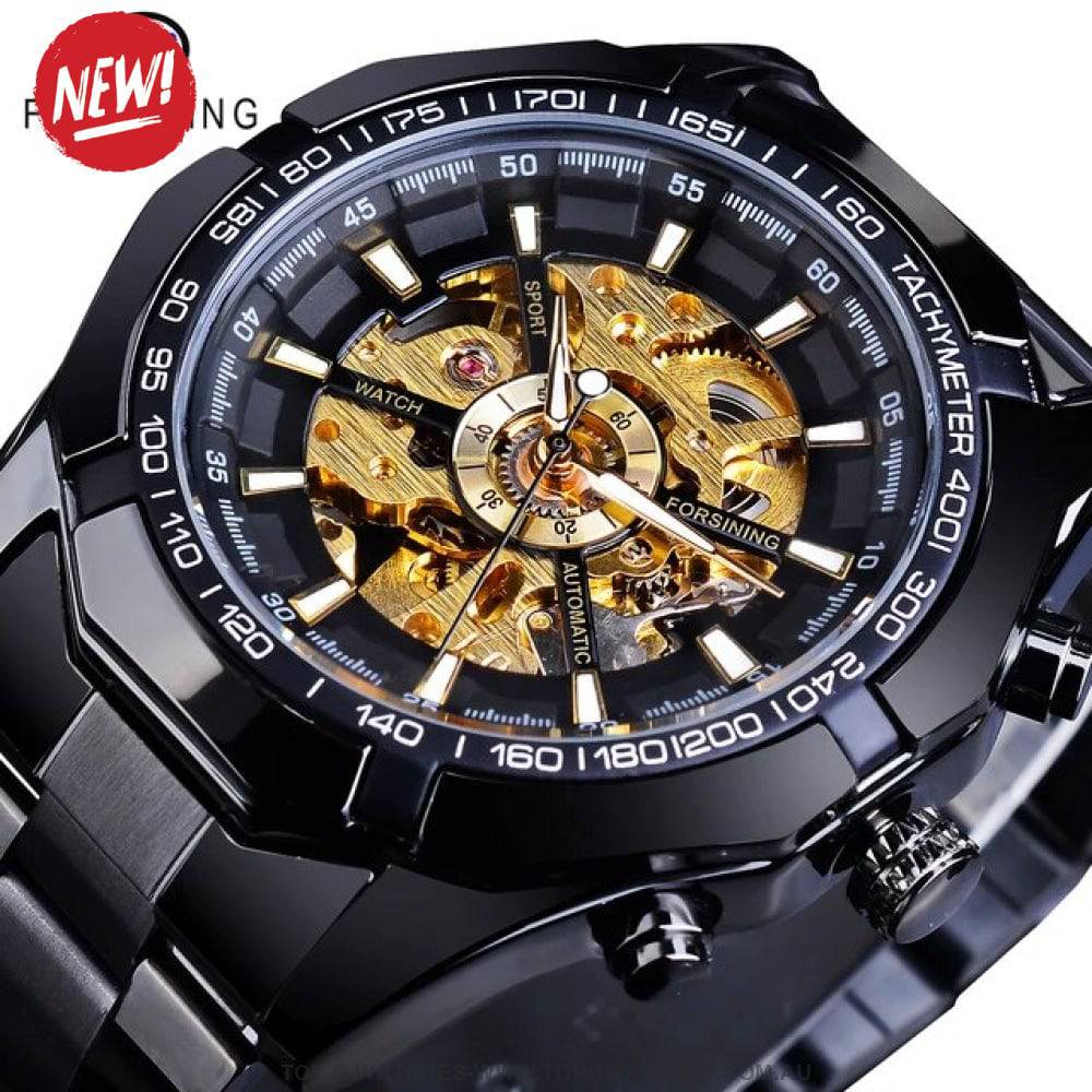 Automatic Mechanical Luxury Forsining Waterproof Self-Wind No Battery Watch - Top G Watches