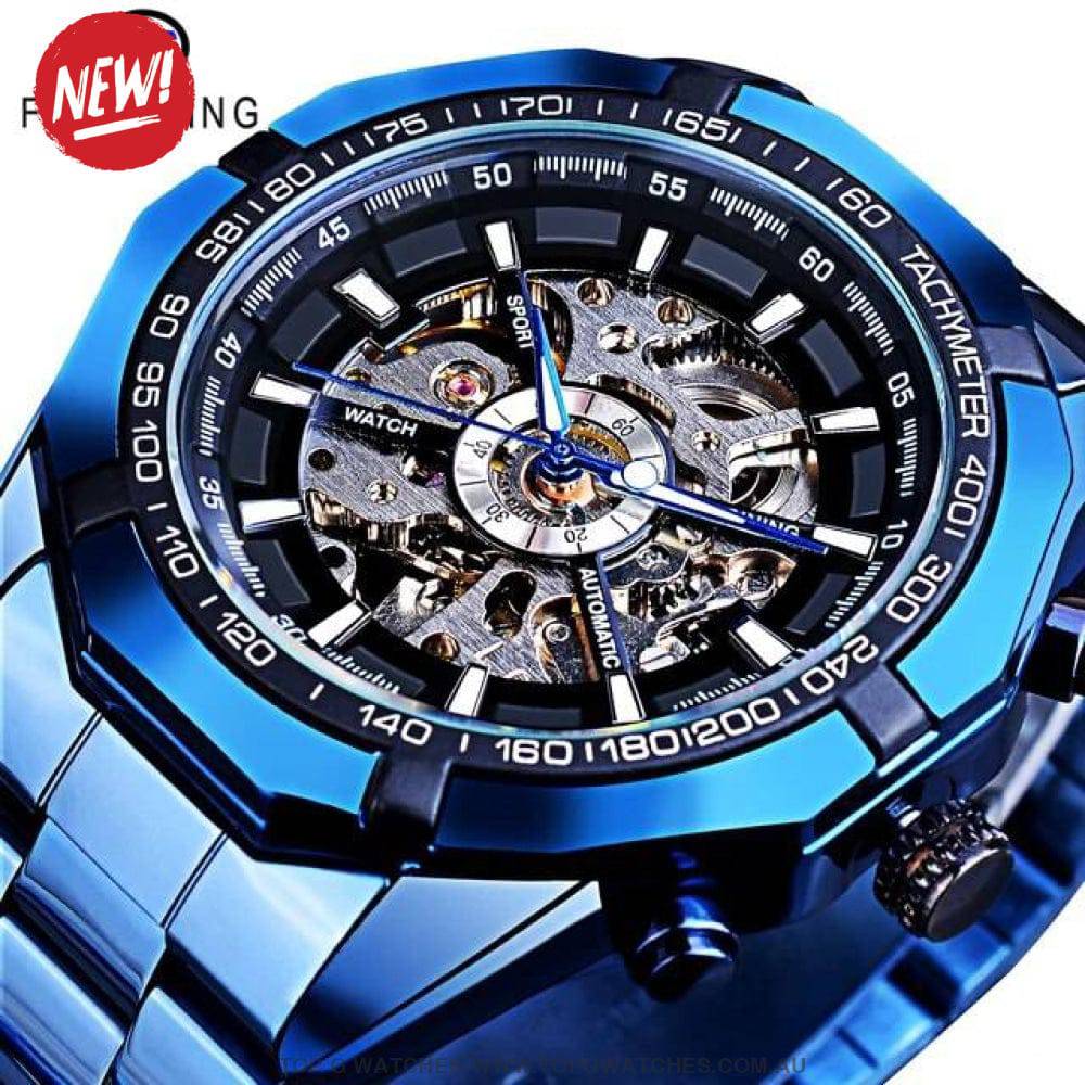 Automatic Mechanical Luxury Forsining Waterproof Self-Wind No Battery Watch - Top G Watches