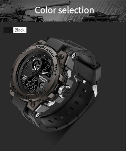 G-Style Shock Sanda Sports Military Dual Shockproof Waterproof Digital Wristwatch Mens Watches