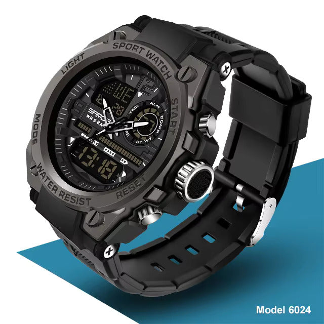 G-Sports Military Concept Sanda 5ATM Waterproof Sport Military Dual Digital Quartz Watch