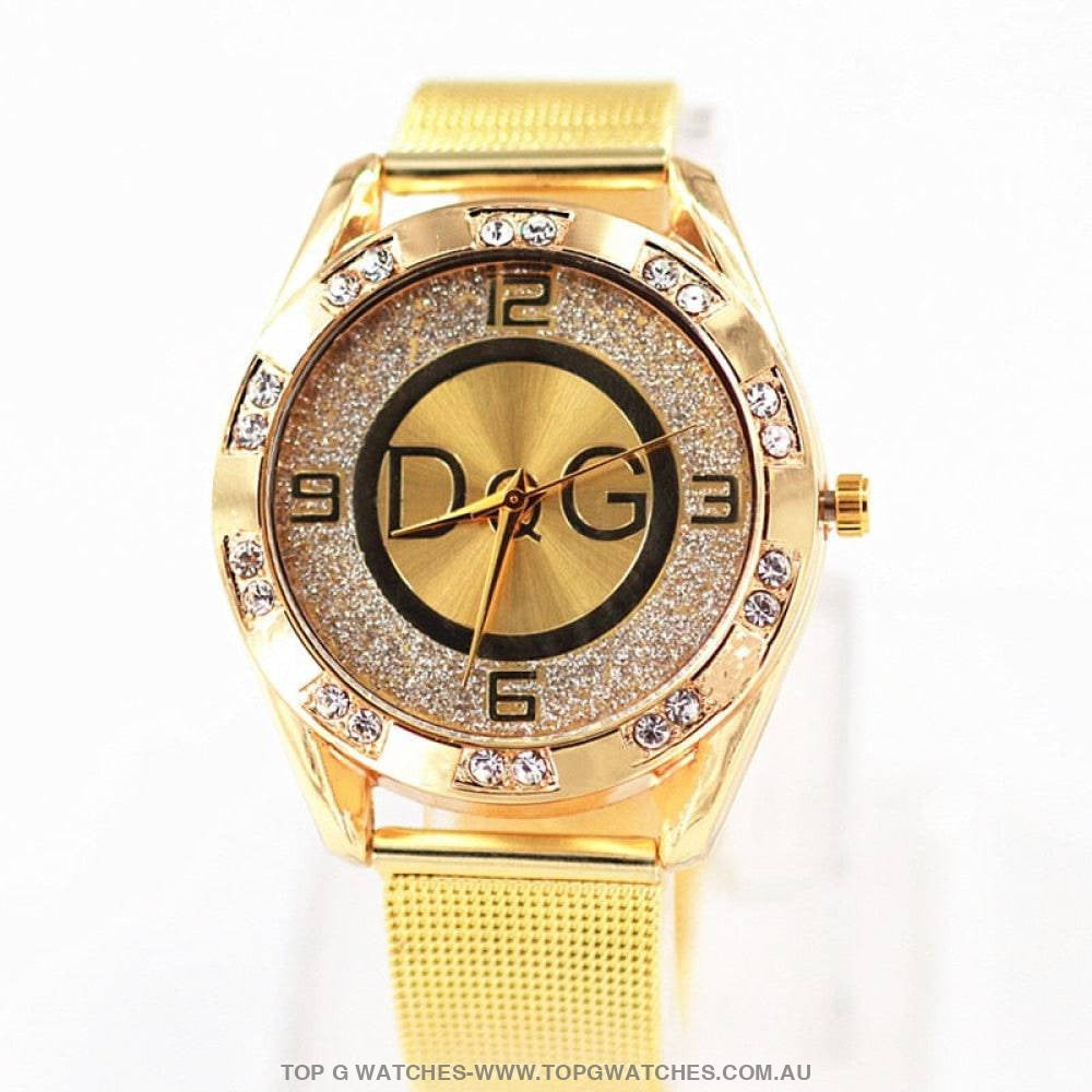 Gold Jewel DQG Fashion Luxury Quartz Ladies' Casual Dress Watch - Top G Watches