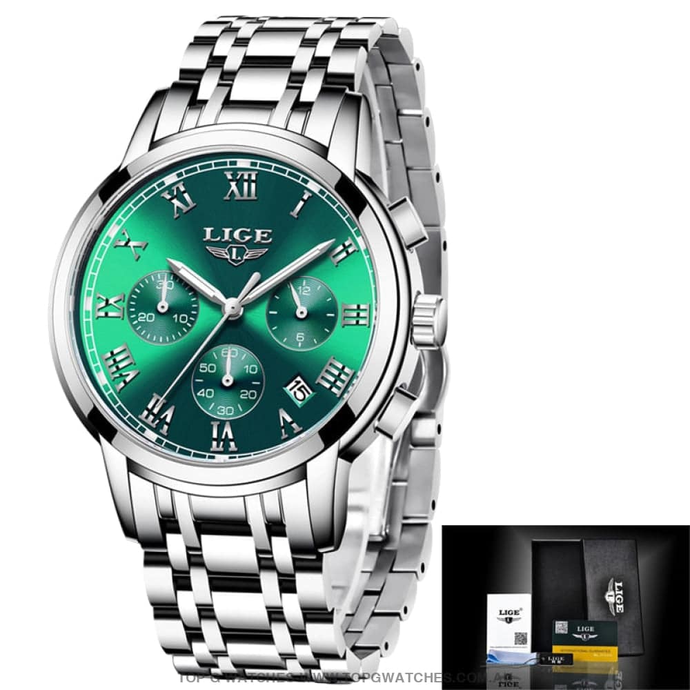 Top Luxury Lige Fashion Chronograph Quartz Ladies' Wristwatch - Top G Watches