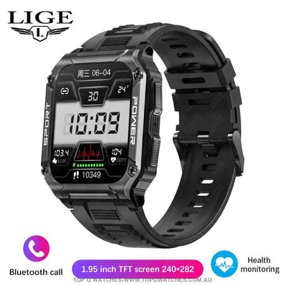 Ultimate LIGE Apocalyptic Pro Compass Bluetooth Fitness Health Smart Watch - Top G Watches