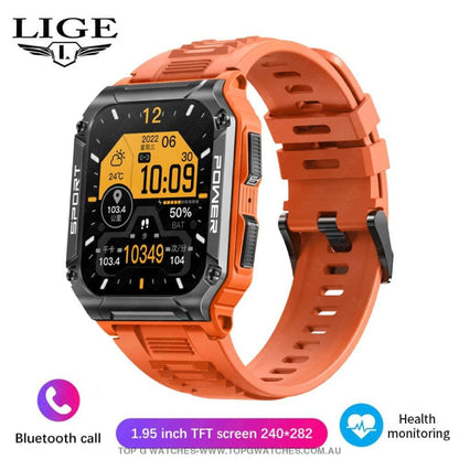 Ultimate LIGE Apocalyptic Pro Compass Bluetooth Fitness Health Smart Watch - Top G Watches