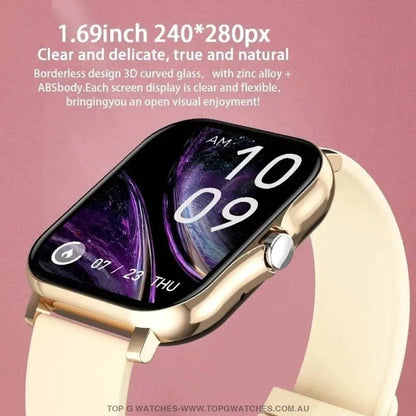 lige-smart-watches-pink-2024-elegant-sports-fitness-bluetooth-digital-lige-square-smartwatch-wristwatch 2