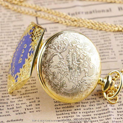 Limited Time Harry Potter Themed Quartz Pocket Pendant Chain Watch - Top G Watches