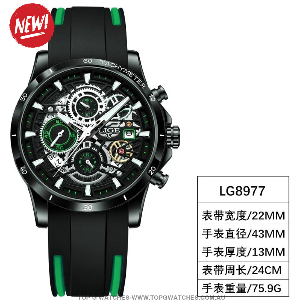 2022 Luxury Business Hollow Sports Waterproof Quartz Men's Military Wristwatch - Top G Watches