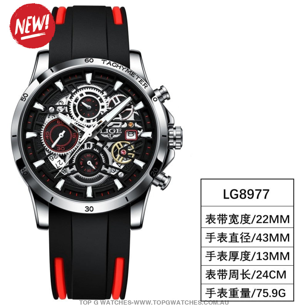 2022 Luxury Business Hollow Sports Waterproof Quartz Men's Military Wristwatch - Top G Watches