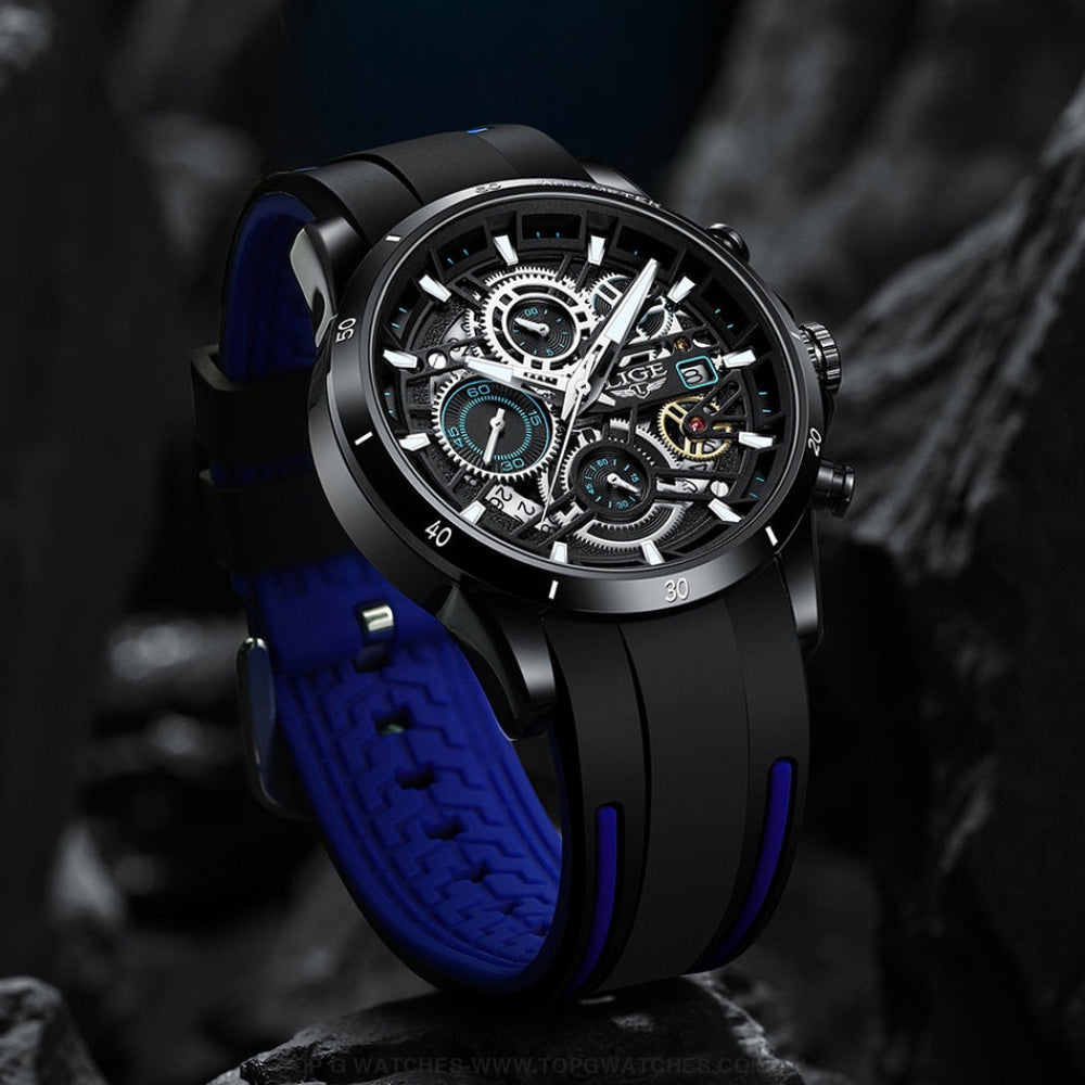 2022 Luxury Business Hollow Sports Waterproof Quartz Men's Military Wristwatch - Top G Watches