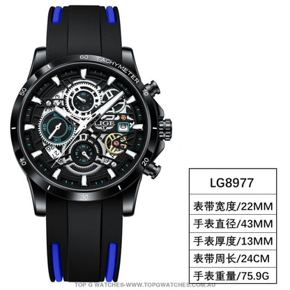 2022 Luxury Business Hollow Sports Waterproof Quartz Men's Military Wristwatch - Top G Watches