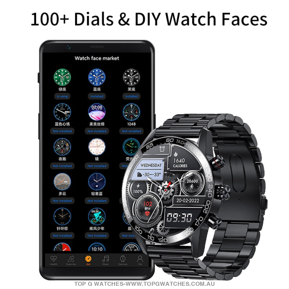 2022 Luxury FULL LED-HD Screen Smart Bluetooth Calling Business Watch - Top G Watches