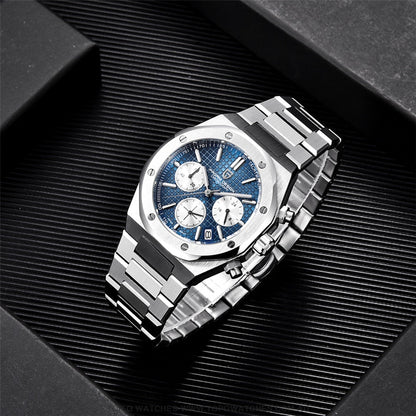 Luxury PAGANI-Design Sapphire Japan VK63 Chronograph 200m Business Sports Watch - Top G Watches